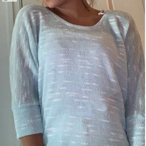 Baby Blue and White Tunic